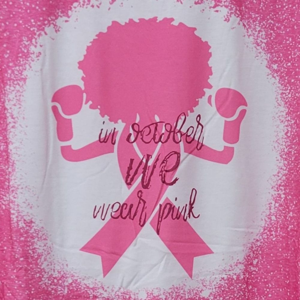 Women's Pink Ribbon Breast Cancer Awareness T-Shirt Sz XL - NWOT - Picture 5 of 7
